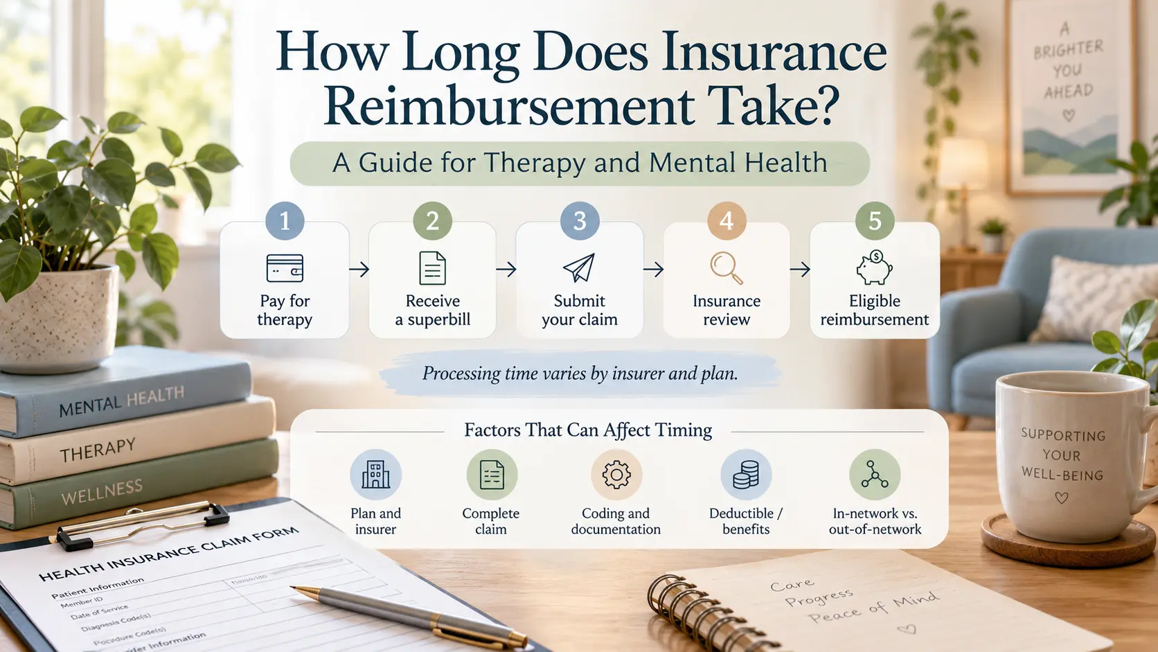 Therapy insurance reimbursement steps and timeline