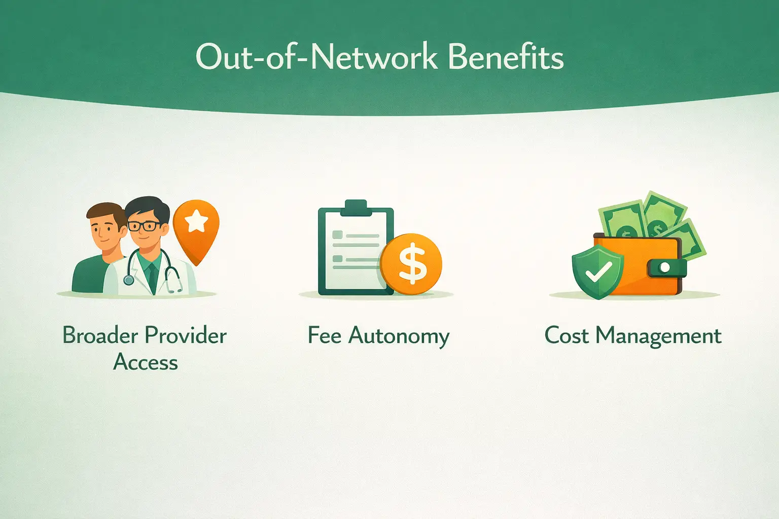 Out-of-network benefits
