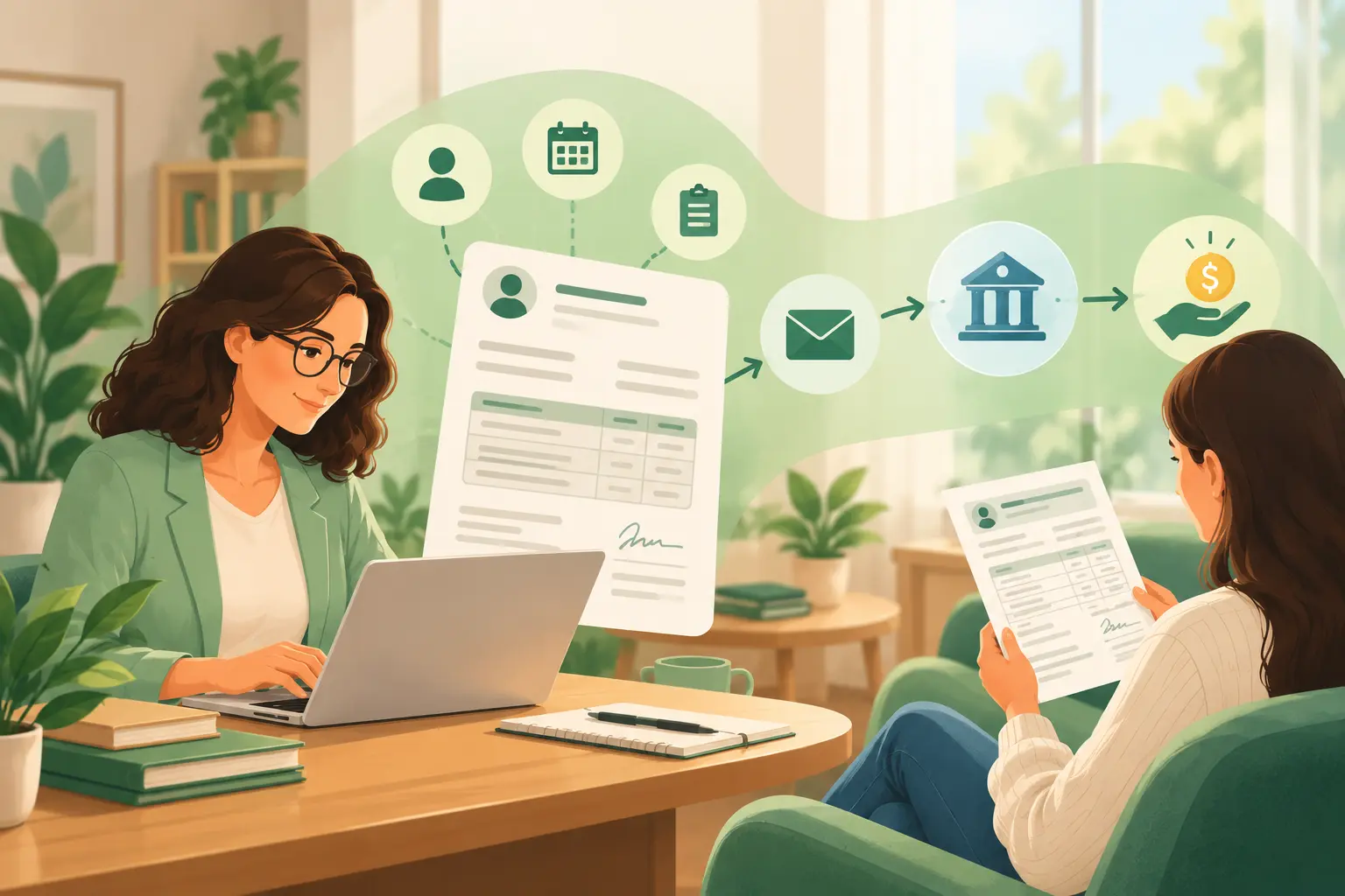Therapy superbill submitted for out-of-network insurance reimbursement