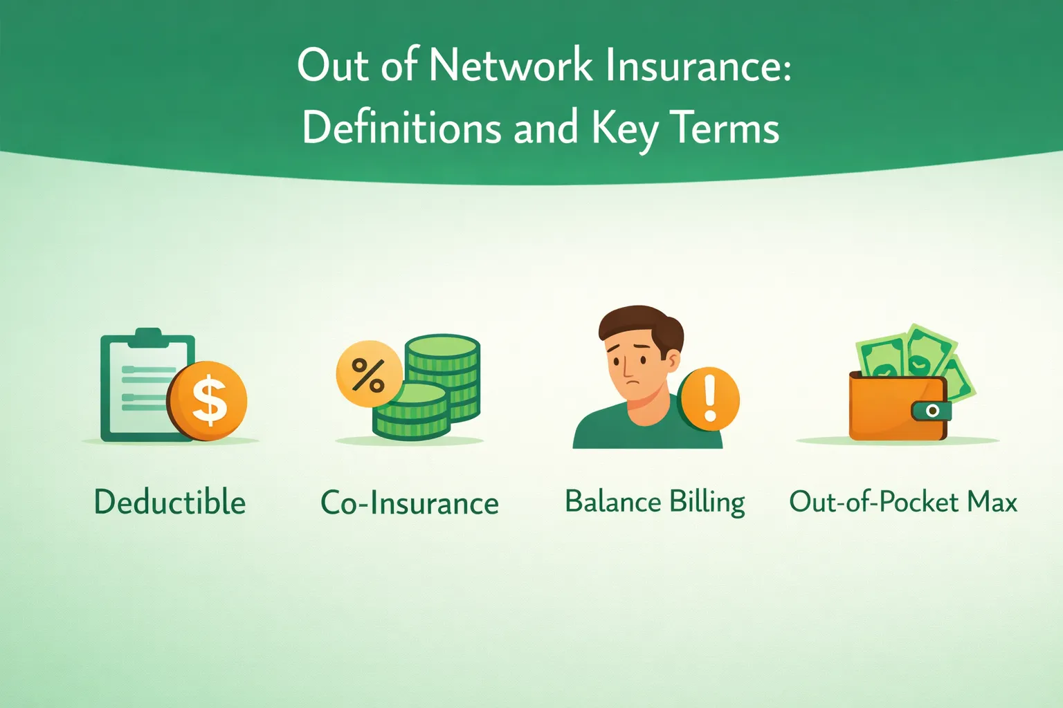 Out-of-network insurance definitions